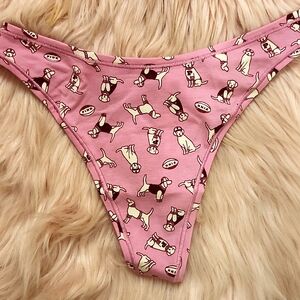 Brand New PINK VICTORIA'S SECRET SIGNATURE LOGO THONG-S